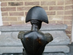 Sculpture of Napoleon in patinated bronze, France 1880