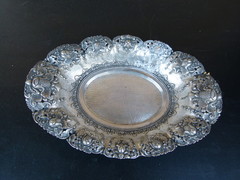 style silver Centerpiece  in 800 silver 473gr, Indonesia 1900