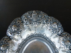 style silver Centerpiece  in 800 silver 473gr, Indonesia 1900