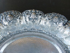 style silver Centerpiece  in 800 silver 473gr, Indonesia 1900