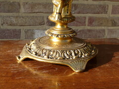 style Table lamp with a faun in gilt bronze, France 1940