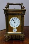  Travel clock in bronze, France 1920