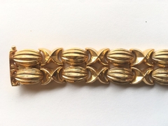 style Yellow golden bracelet 18kt  in 18kt yellow gold 1970