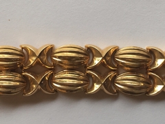 style Yellow golden bracelet 18kt  in 18kt yellow gold 1970